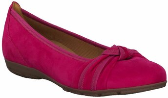 Damen-Ballerinas aus Leder 734792 (Pink)