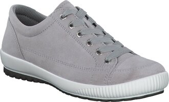 Damen-Schnürschuhe aus Leder 772549 (Hellgrau)
