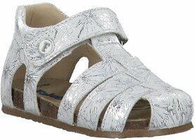 Naturino Kinder-Sandalen aus Leder 763536 (Silber)