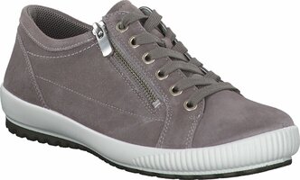Damen-Schnürschuhe aus Leder 772633 (Grau)