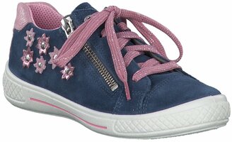 Kinder-Halbschuhe aus Leder 781812 (Hellblau)