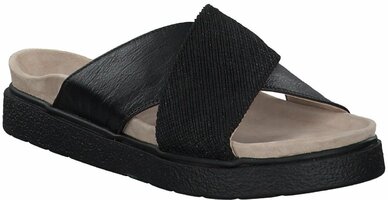 Inuikii Damen-Pantoletten aus Leder 754572 (Schwarz)