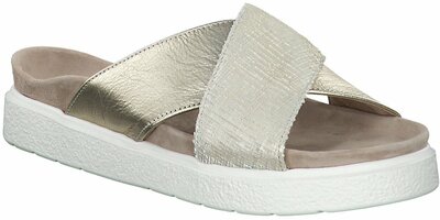 Inuikii Damen-Pantoletten aus Leder 754584 (Silber)