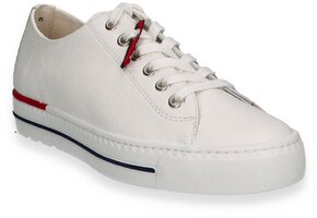 Damen-Schnürschuhe aus Leder 786032 (Weiß)