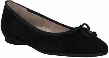 Gabor Damen Ballerinas aus Leder in Schwarz Slipper für Gabor Damen Ballerinas aus Leder in Schwarz Slipper für