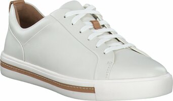 UN MAUI LACE Damen-Schnürschuhe aus Leder 771272 (Weiß)