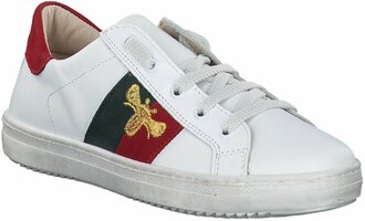 Kinder-Halbschuhe aus Leder 780108 (Weiß)