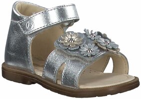 Naturino Kinder-Sandalen aus Leder 763615 (Silber)