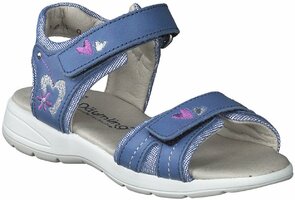 Mädchen-Sandalen aus Leder 744591 (Dunkelblau)