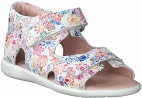 Mädchen-Sandalen aus Leder 744487 (Weiß/Bunt)