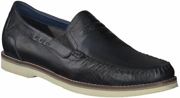 Herren-Slipper aus Leder 759132 (Blau)