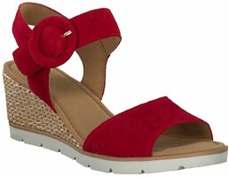 Absatz-Sandalen für Damen 769381 (Dunkelrot)