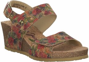 Damen-Sandalen aus Leder 770085 (Rosa)