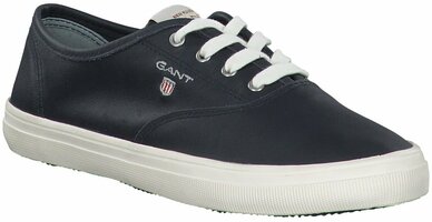 Herren-Schnürschuhe aus Leder 763722 (Dunkelblau)