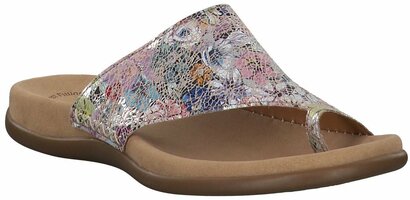 Damen-Zehentrenner aus Leder 734925 (Silber)