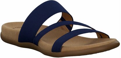 Pantoletten für Damen 734901 (Dunkelblau)