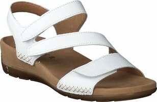 Damen-Sandalen aus Leder 734937 (Weiß)