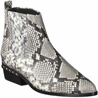 Damen-Stiefeletten aus Leder 745923 (Grau)