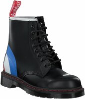 Schnürboots für Damen aus Leder 783328 (Schwarz)
