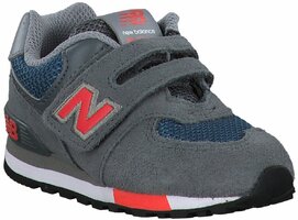 Kinder-Sneaker aus Leder 782245 (Grau)