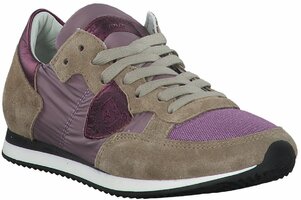 Kinder-Halbschuhe aus Leder 761144 (Lila)