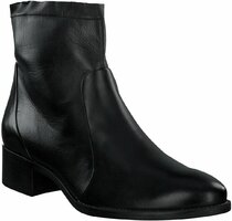 Damen-Stiefeletten aus Leder 814052 (Schwarz)