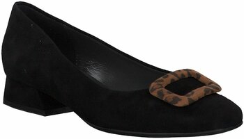 Damen-Pumps aus Leder 789264 (Schwarz)