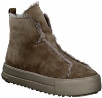 Damen-Winter-Boots aus Leder 783109 (Beige)