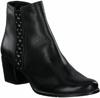 Damen-Stiefeletten aus Leder 788727 (Schwarz)