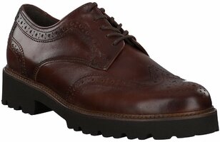 Damen-Schnürschuhe aus Leder 789185 (Braun)