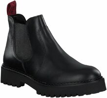 Damen-Boots aus Leder 787073 (Schwarz)