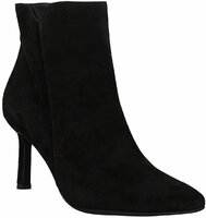 Damen-Stiefeletten aus Leder 814234 (Schwarz)