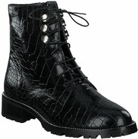 Damen-Stiefeletten aus Leder 816073 (Schwarz)