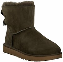 Damen-Winterboots aus Leder 782646 (Oliv)