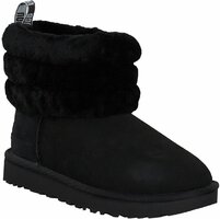 Winter-Boots für Damen aus Leder 783006 (Schwarz)