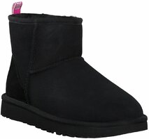 Winter-Boots für Damen aus Leder 782610 (Schwarz)