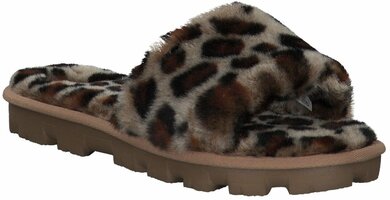 Pantoletten für Damen 786718 (Beige/Bunt)