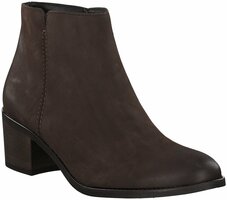 Damen-Stiefeletten aus Leder 814295 (Dunkelbraun)