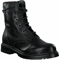Damen-Schnürboots aus Leder 791994 (Schwarz)