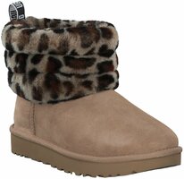 Winter-Boots für Damen aus Leder 782877 (Beige)