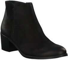 Damen-Stiefeletten aus Leder 814283 (Schwarz)