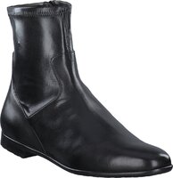 Damen-Stiefeletten aus Leder 807400 (Schwarz)