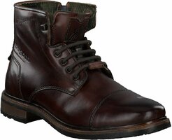 Herren-Schnürboots aus Leder 820714 (Mittelbraun)