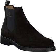 Herren-Stiefeletten aus Leder 826170 (Schwarz)
