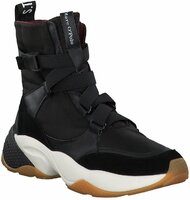 Schnürboots für Damen 787048 (Schwarz)