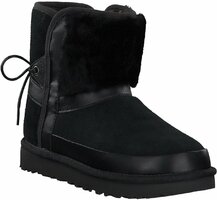 Winter-Boots für Damen aus Leder 782889 (Schwarz)