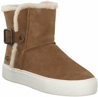 Winter-Boots für Damen aus Leder 782865 (Braun)