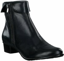 Damen-Stiefeletten aus Leder 816693 (Schwarz)