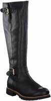 Damen-Winterstiefel aus Leder 731924 (Schwarz)