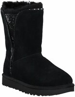 Damen-Winterboots aus Leder 782762 (Schwarz)